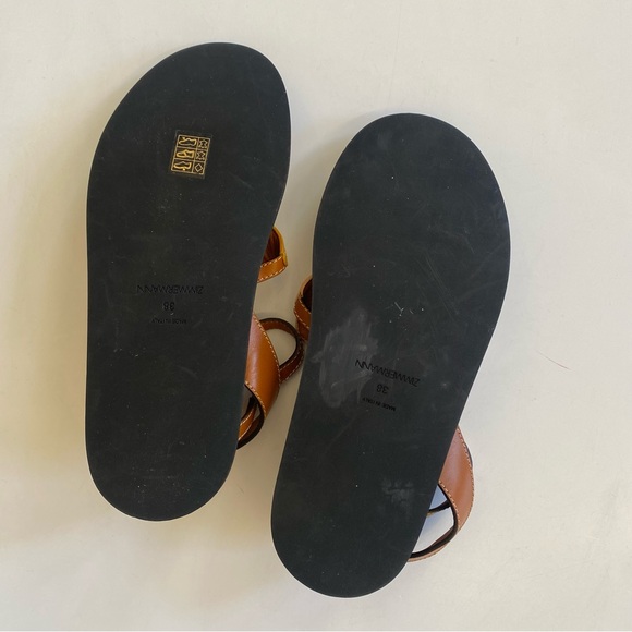 Zimmermann || Rock Pool Seashell Starfish Sandals Pink Yellow 38 - Picture 8 of 9